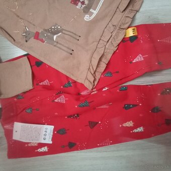 Vianočné oblečenie veľ 110/116 - 3