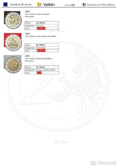 2 euro mince Vatikán - 3
