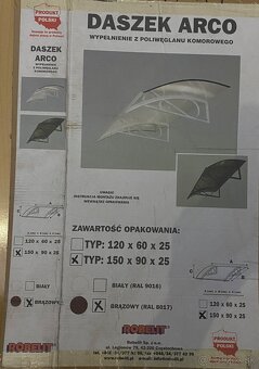 Strieška nad dvere Okno Balkón - 3