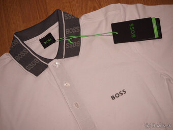 Hugo Boss pánske polo tričko biele - 3