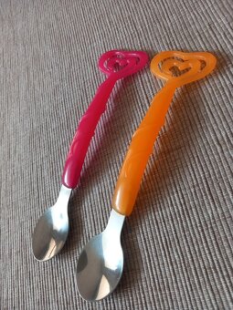 2ks zaujímavé lyžičky - dĺžka 18 cm - cena za obe - 3