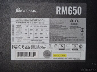 Zdroj Corsair RM650 - 3