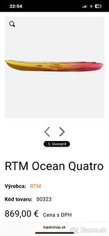 Sit on top kajak RTM ocean quatro - 3