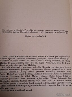 Pravidlá slovenského pravopisu, 1957, SAV, dr. Peciar - 3