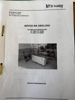 Jednovretenova zvislá frézovačka/ formátovacia kotúčová píla - 3