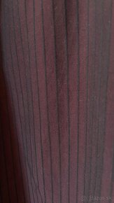 Jara Pánska fialová/bordová košeľa s čiernym pásikom XL 43 - 3