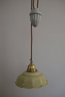 Starožitná kuchynská lampa sťahovacia. - 3