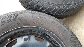 Kolesa + zimne pneu - Skoda Fabia I - 165/70-R14 - 3