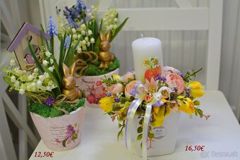 Jarný, veľkonočný veniec, aranžmán - 3