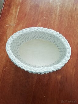 Háčkované košíčky, vianočný darček - 3