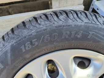 Predám plechové disky na Opel Corsa aj s pneu 185/60 r 14 - 3