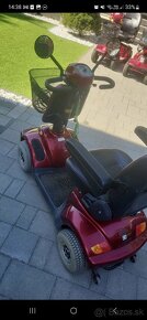 Elektrický invalidný vozík, skúter moped pre seniorov - 3