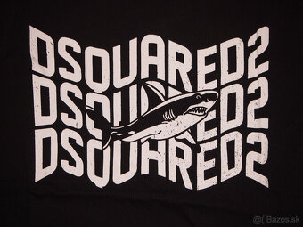 Dsquared2 pánske tričko čierne - 3