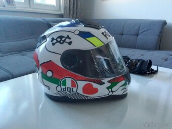 Helma Prilba na motorku veľkosť 56 a rukavice - 3