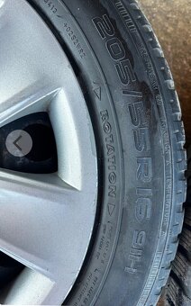 Sada zimných gumy 205/55 r 16 - 3