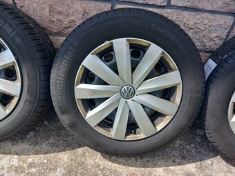 Predám zimné komplety VW 215/60 R16 s pneu Continental - 3