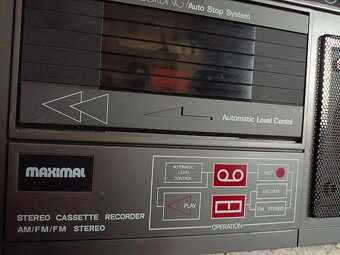 Maximal 8702, radiomagnetofon retro kazeťák - 3