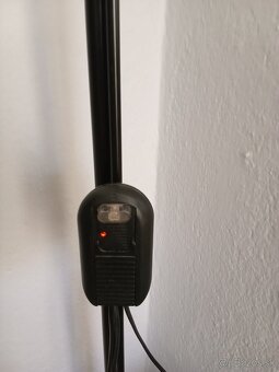 Stojanová lampa čierna výška 175 cm - 3