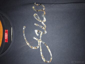 GUESS originál kráľovská Modra damske tricko S/M - 3