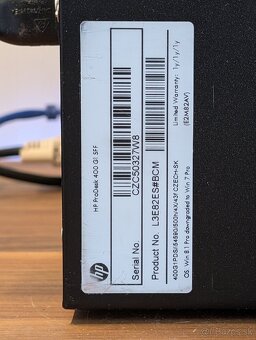 HP ProDesk 400 G1 / i5-4590 / 8GB RAM / 256GB SSD - 3