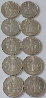 Slovenský štát -1939-1944 Strieborné mince 50Ks, 20Ks, 10Ks - 3