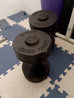 Predam jednoručky kovove 2x26kg Franka - 3