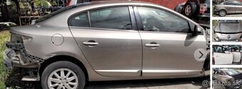 Renault Fluence 1.6 2015 predám DVERE, MOTOR K4M V8, ZADNÝ - 3