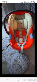 CYBEX ATON M I-SIZE 2021 AUTUMN GOLD s vložkou od Vlnienky. - 3