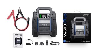 Topdon V4500 booster a tester batérii, powerbanka - 3