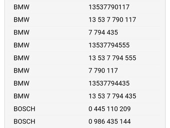 Vstrekovacia tryska BOSCH 0445 110 209 / 0 986 435 144 BMW - 3