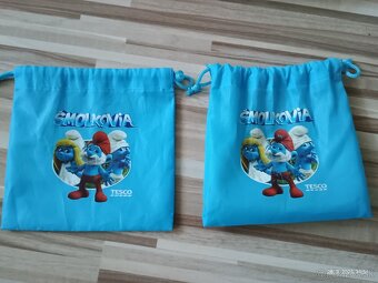 Kufrík a vrecúško na domino šmolkovia tesco - 3