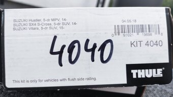 Thule kit 4040 držiak na SUZUKI bočne strešne lišty - 3