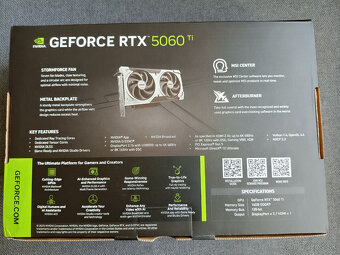 MSI NVIDIA GeForce RTX 5060 Ti 16G VENTUS 2X OC PLUS - 3