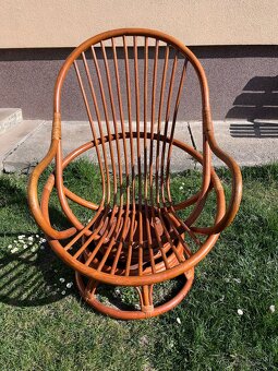 Ratanové kreslo + papasan - 3