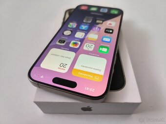 apple iphone 15 PRO 256gb Natural Titanium / Batéria 89% - 3