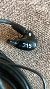 InEar sluchatka SHURE SE315 headphones odposluch - 3