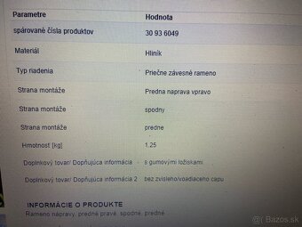 Rameno nápravy originál - 3
