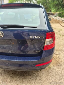Predám zadný kufor, nárazník, svetlá pre Škoda Octavia 3 III - 3