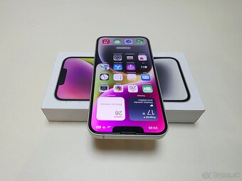 APPLE IPHONE 14 128GB STARLIGHT ,ZDRAVIE BATERKY 100% - 3