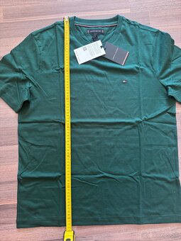 tommy hilfiger tricko zelene alebo biele L - 3
