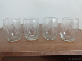 Rôzne retro sada sklenených pohárov - 3