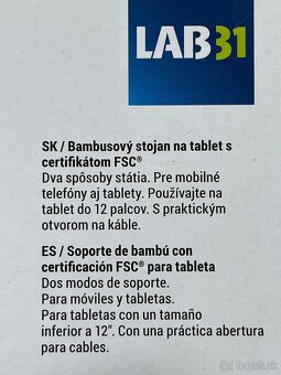 Bambusový stojan na tablet - 3