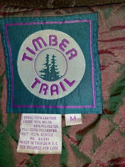 Pánska bunda - brúsená koža veľ. M, tmavo hnedá - 3