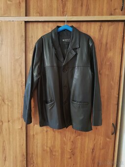 Predám pánske kožené sako - 3