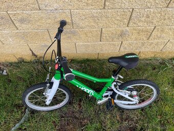 Woom 3 detský bicykel v zelenej farbe - 3