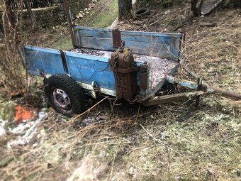 Predám jednonápravový príves za malotraktor / domáca výroba - 3