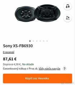 Sony xs f6930 ,zapustené do plata - 3