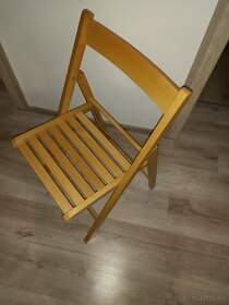 Stoličky drevené skladacie - 3