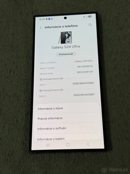 Predám Samsung Galaxy S24 Ultra 12GB Rám 512GB Black Titan - 3
