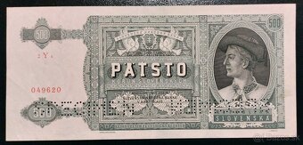 Bankovky II. Slovenský štát od roku 1940 do 1945 - 3
